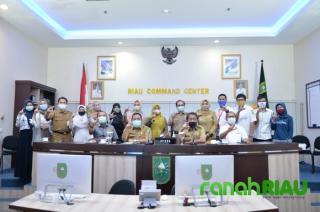 Pemprov Riau paparkan Inovasi PIP di Masa Pandemi Dalam Monev Virtual KI Pusat